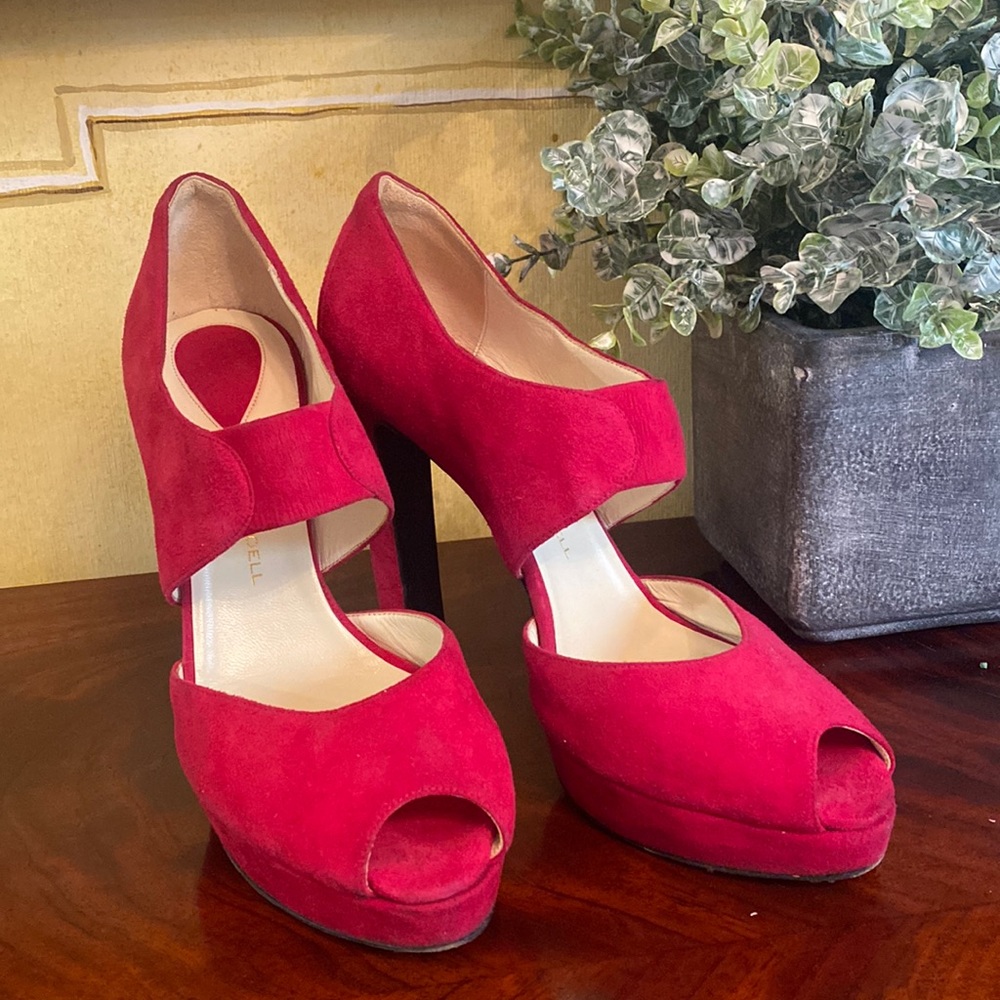 DEVI KROELL. red shoes size 40.